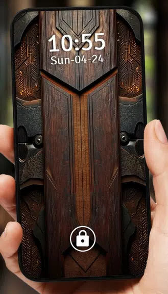 Vintage Door Lock Screen Zrzut ekranu 3