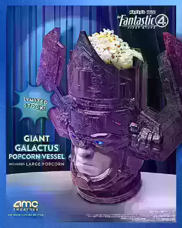 Galactus-Popcorneimer für The Fantastic Four: First Steps