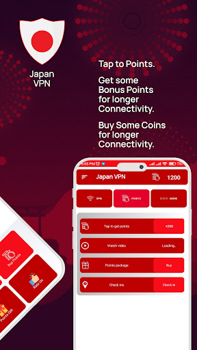 Japan VPN Get Japanese IP Screenshot 1