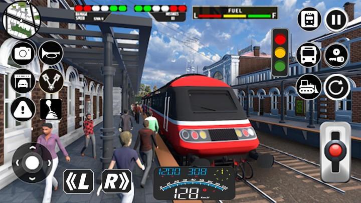 Indian Train Racing Games Captura de pantalla 0