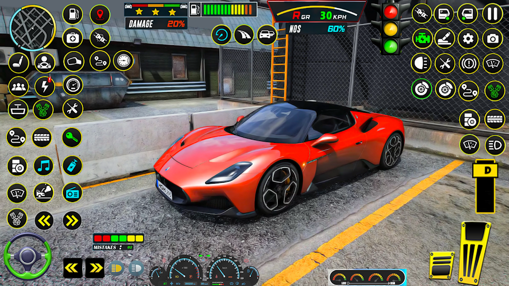 City Car Driving Game 3D 2024 स्क्रीनशॉट 1