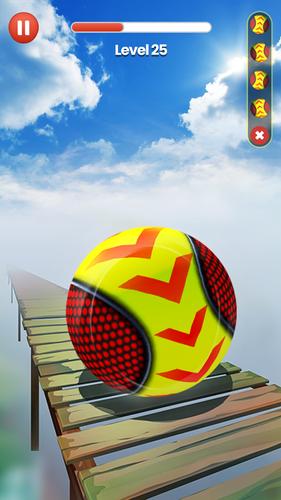 Rolling Sky: Balance Ball Game Captura de pantalla 2