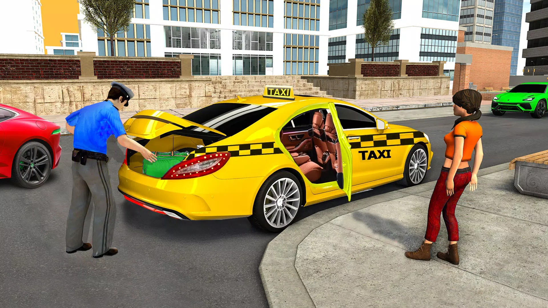 City Taxi Games-Taxi Car Games 스크린샷 1