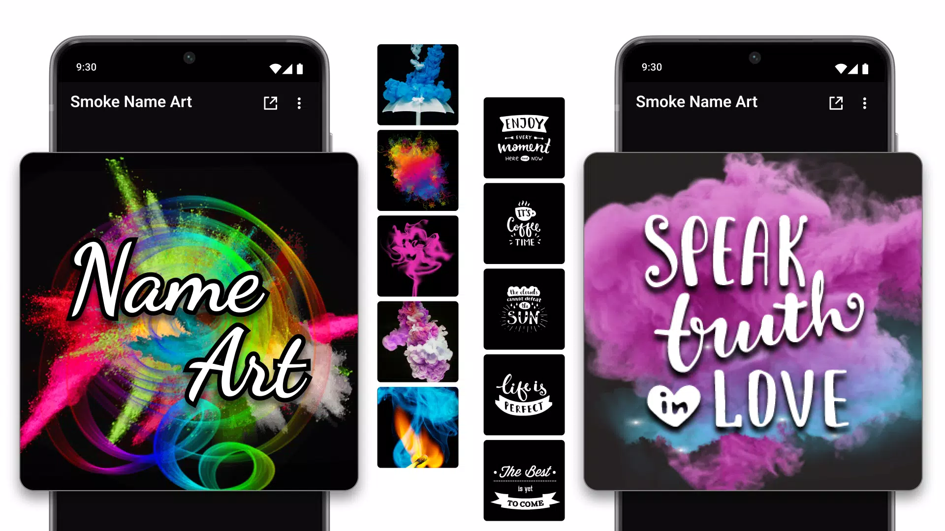Smoke Name Art Maker Скриншот 0