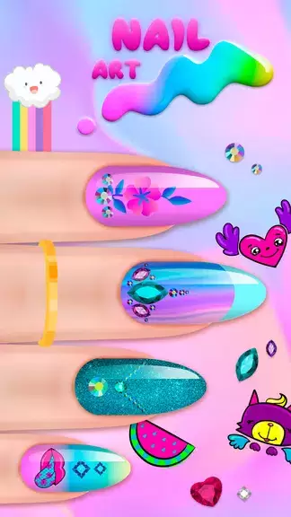 Girls Nail Salon Game:Nail Art Скриншот 2