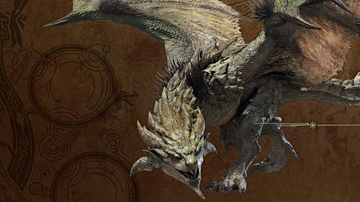 Rathian Monster di Monster Hunter Wilds