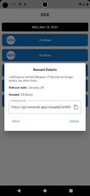 Go Rewards - Dice Rolls應用截圖第0張