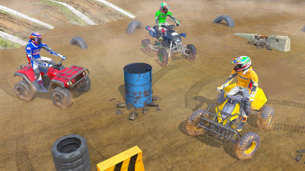 ATV Quad Bike Derby Games 3D Mod 스크린샷 1