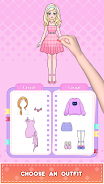 DIY Paper Doll: Dress Up Diary Скриншот 1