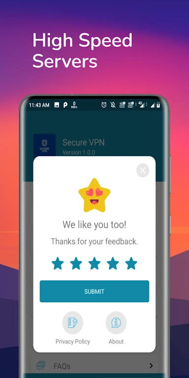 Secure VPN Proxy ဖန်သားပြင်ဓာတ်ပုံ 2