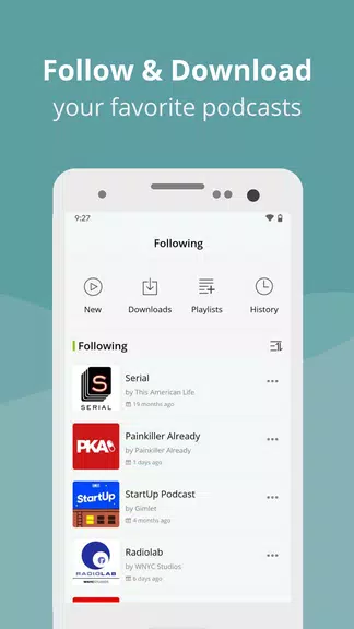 Lecteur de podcast -Podbean Capture d'écran 3