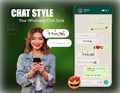 Chat Style - Fonts Keyboard Zrzut ekranu 0