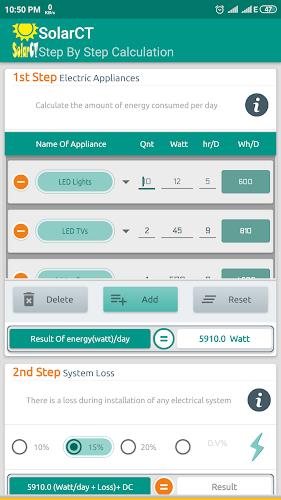 SolarCT - Solar PV Calculator ဖန်သားပြင်ဓာတ်ပုံ 0