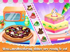 Sweet unicorn cake bakery chef应用截图第3张