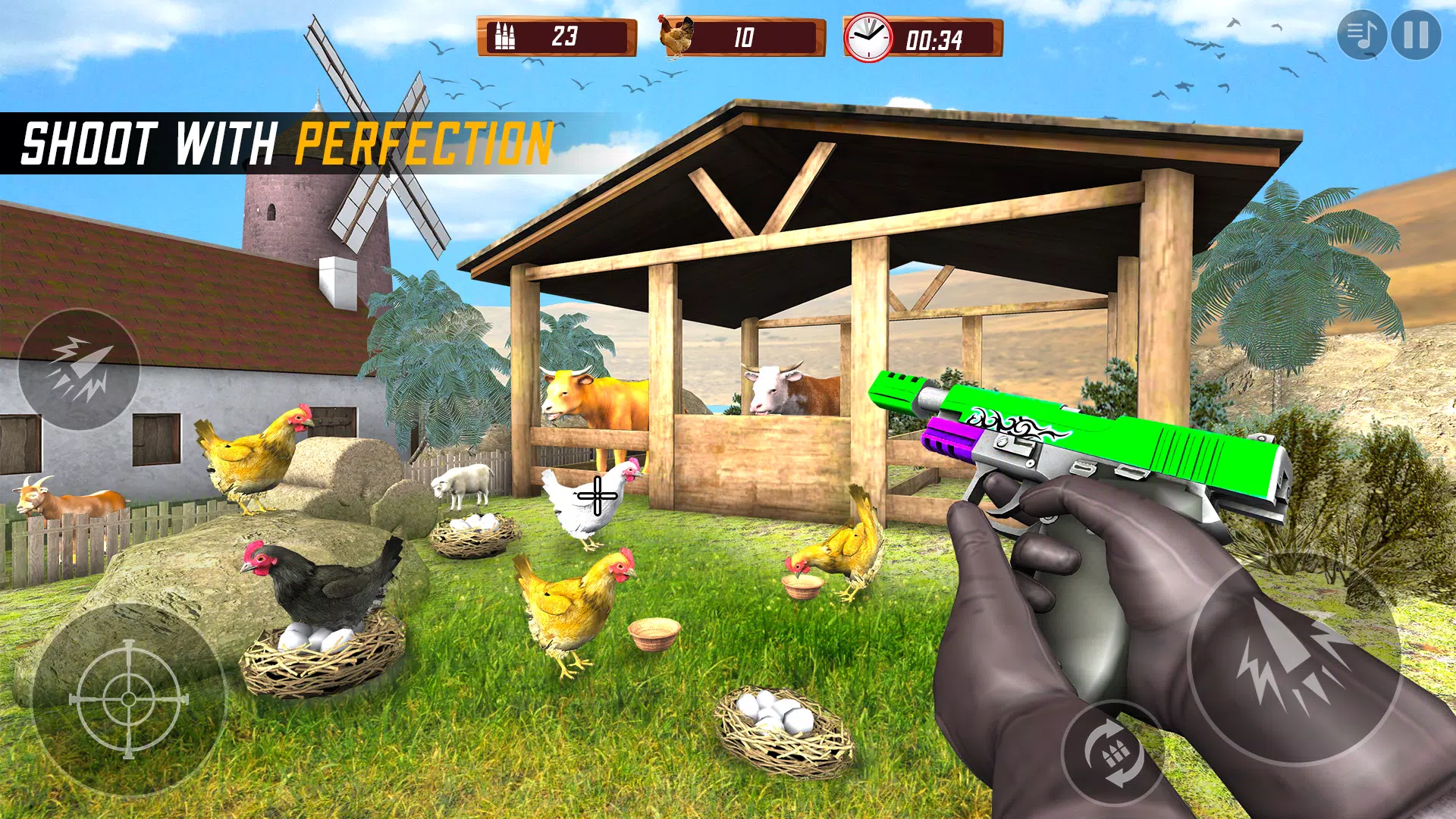 Chicken Shooting 3D Hunt Games Capture d'écran 0