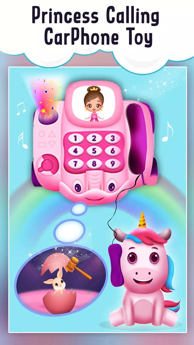 Baby Princess Car phone Toy ภาพหน้าจอ 0