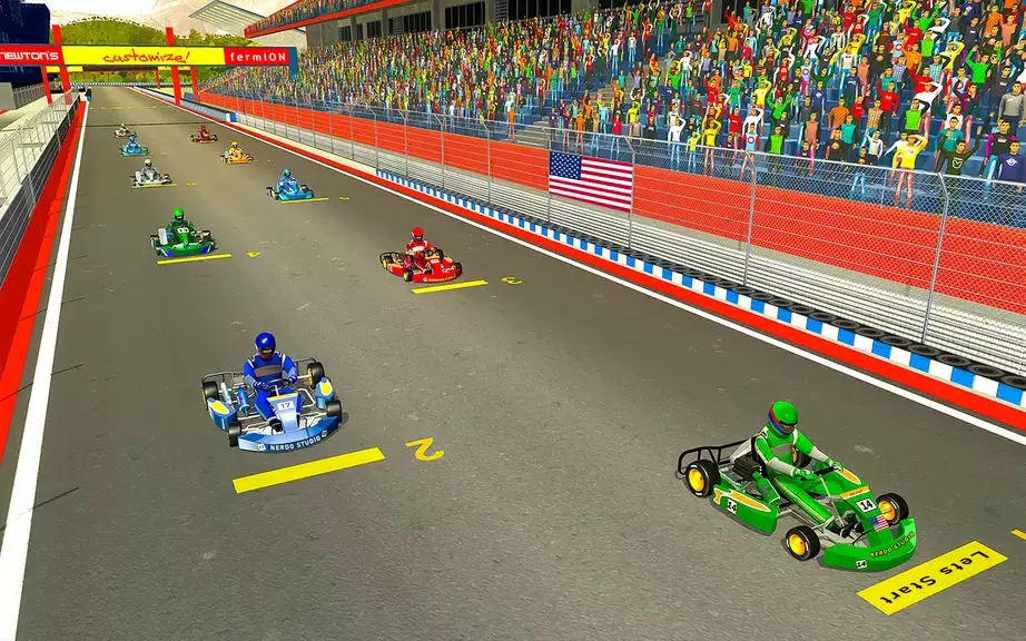 Go Kart Racing Games 3D Stunt ภาพหน้าจอ 3