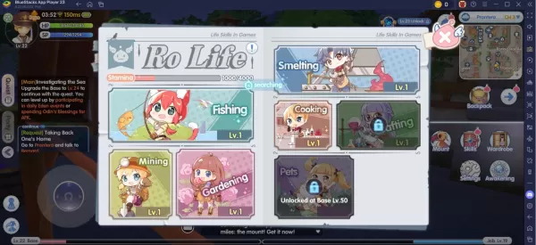 Ragnarok X: Next Gen Life Skills Guide - Tuinieren, mijnbouw, vissen onthuld