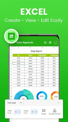 Docx Reader - PDF, XLSX, PPTX Tangkapan skrin 2