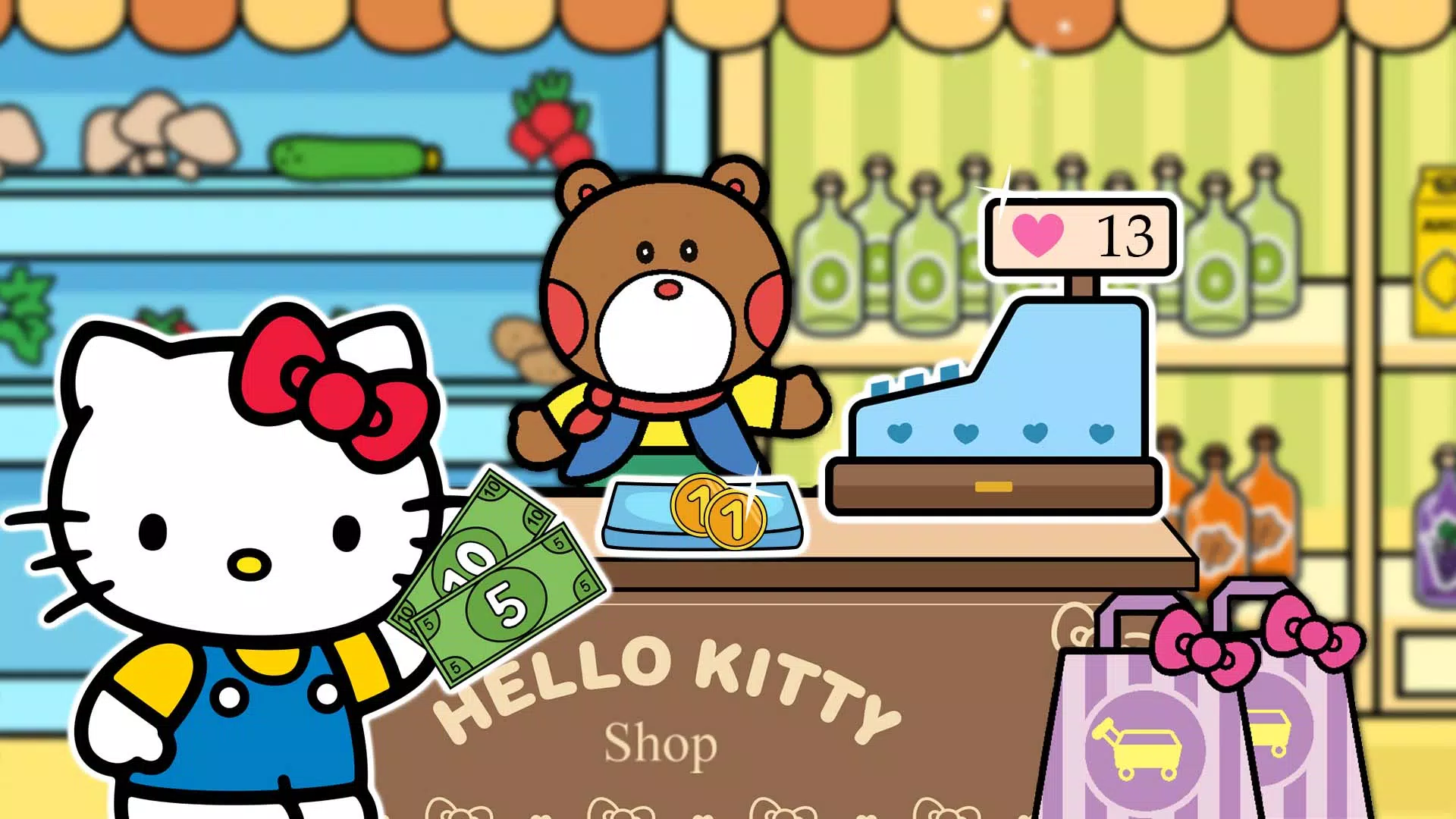 Hello Kitty: 孩子超級市場應用截圖第2張