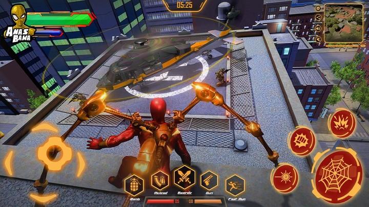 Iron Super Hero - Spider Games 스크린샷 2