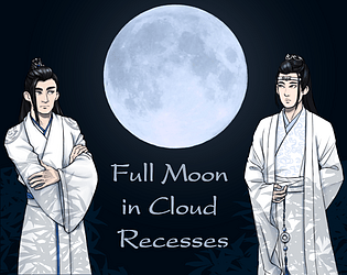 Full Moon in Cloud Recesses