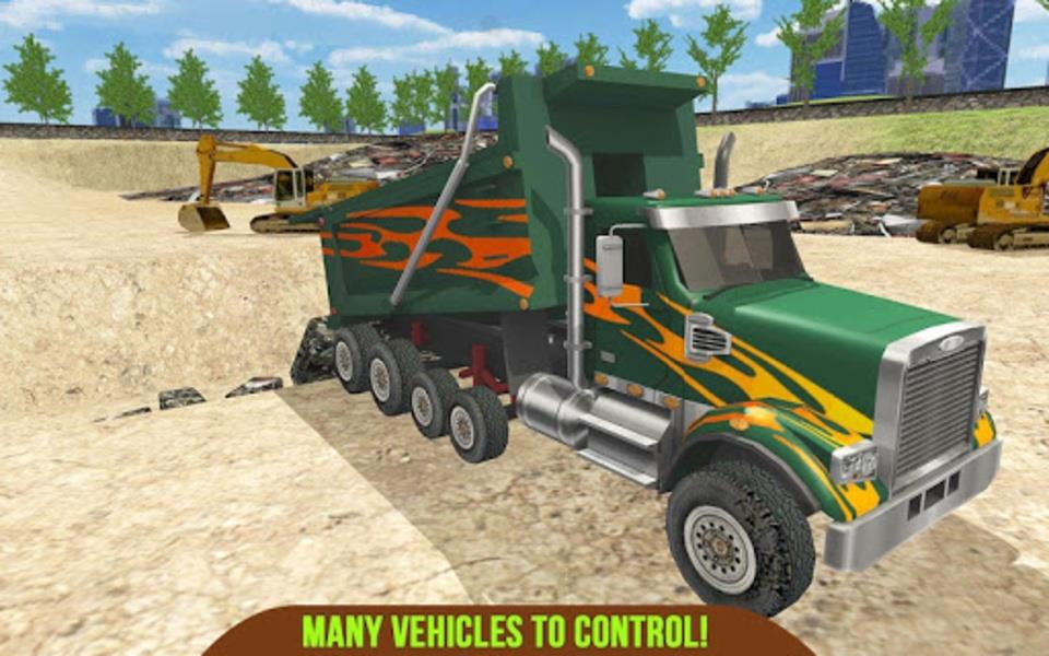 Garbage Truck Recycling SIM Screenshot 0