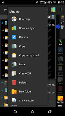 X-plore File Manager Screenshot 2