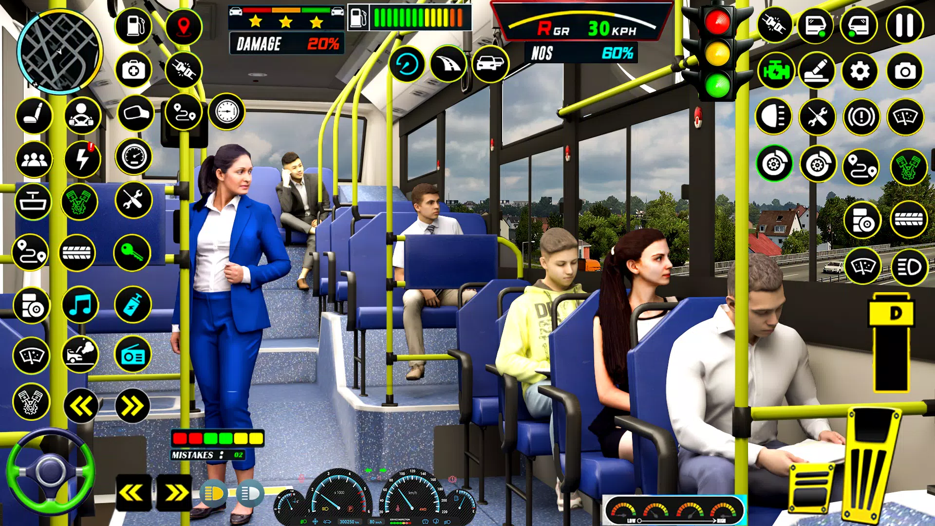 Bus Games City Bus Simulator 스크린샷 1