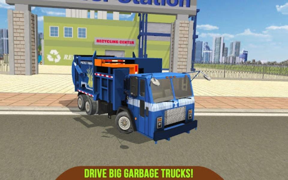 Garbage Truck Recycling SIM Screenshot 2