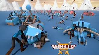 Stickman Battle Simulator game Ảnh chụp màn hình 1