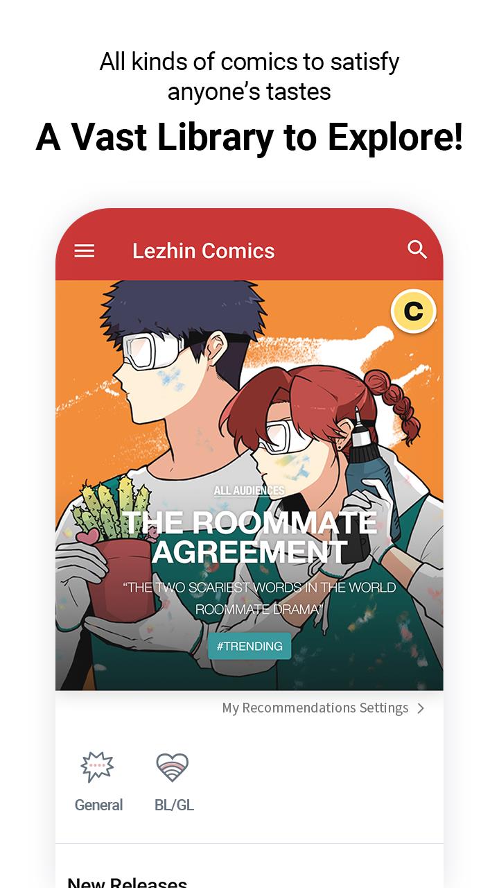 Lezhin Comics - Daily Releases スクリーンショット 0