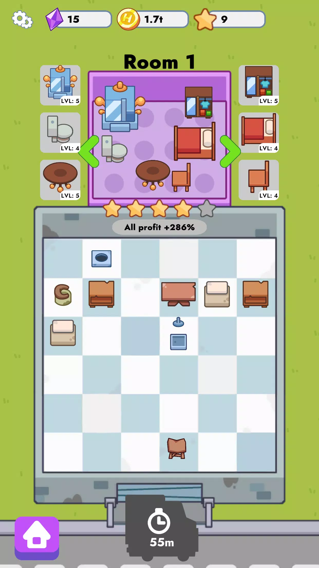 Royal Hotel: idle game 스크린샷 2