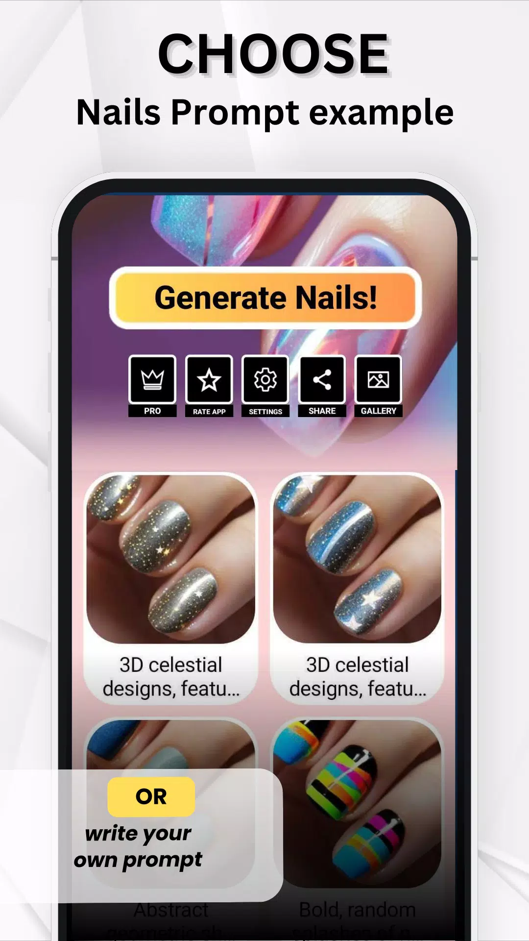 Try Nails-AI Fake Nail Designs ဖန်သားပြင်ဓာတ်ပုံ 1