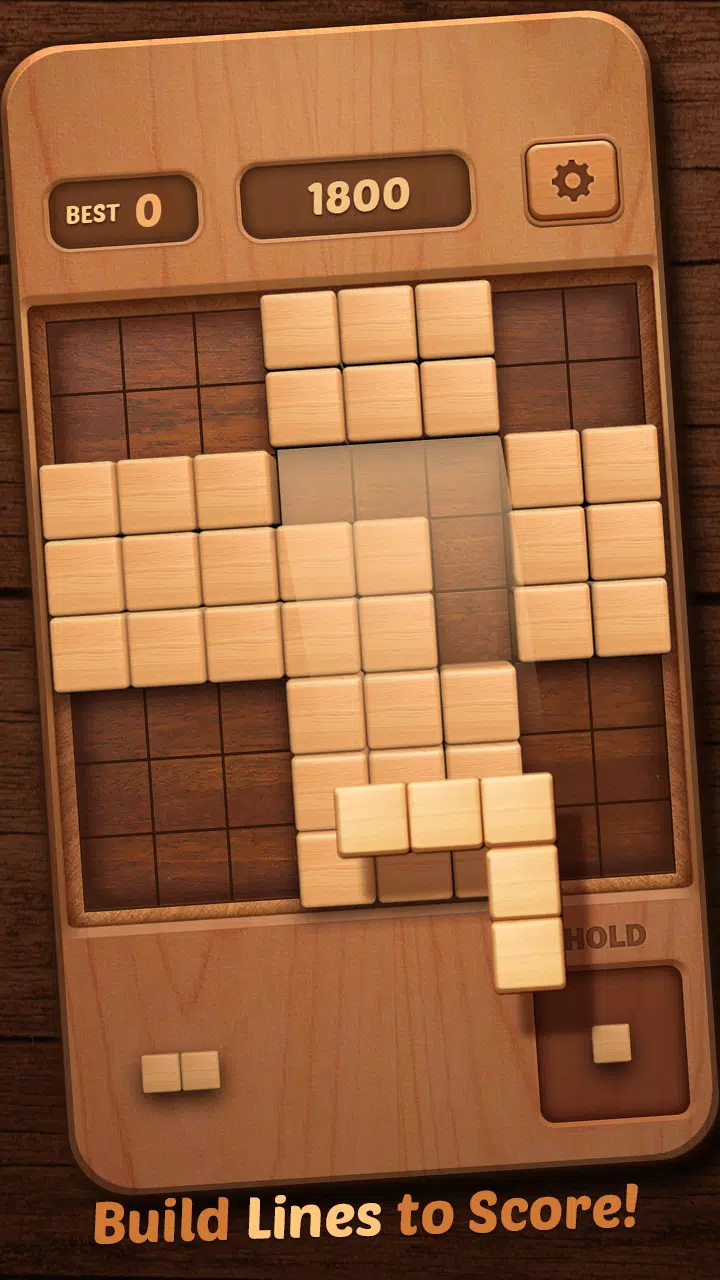 Wood Block Puzzle 3D Captura de tela 0