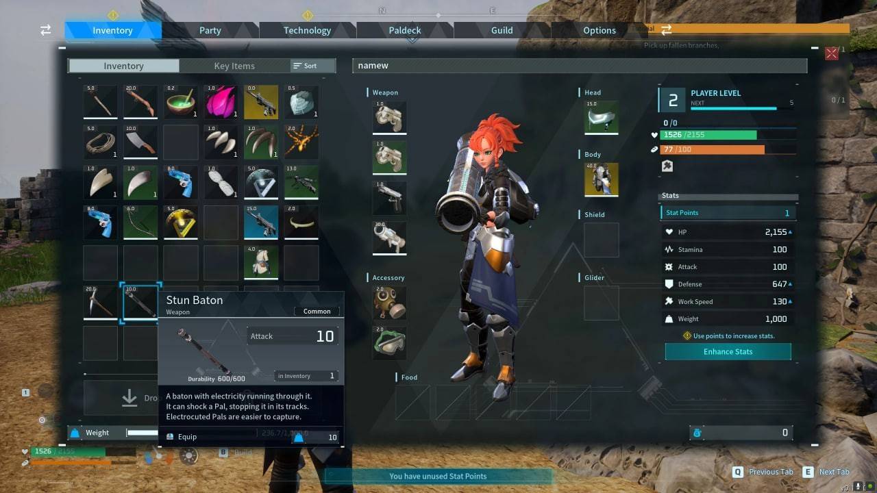 Durability mod Palworld