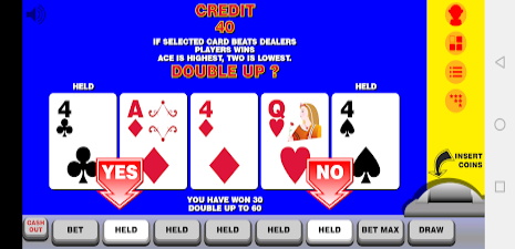 Schermata Video Poker with Double Up 1