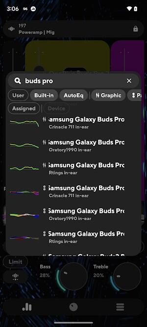 Poweramp Equalizer スクリーンショット 1