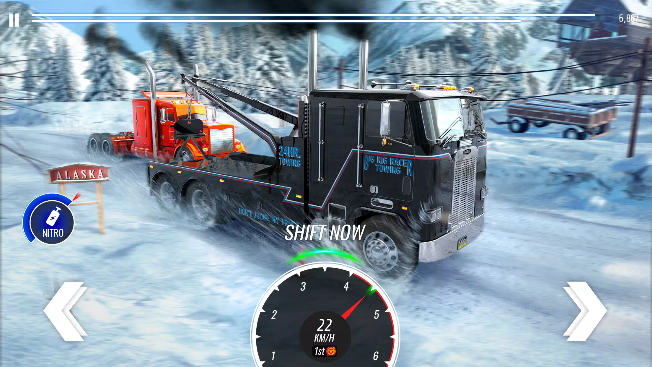 Big Rig Racing: Drag racing Capture d'écran 1