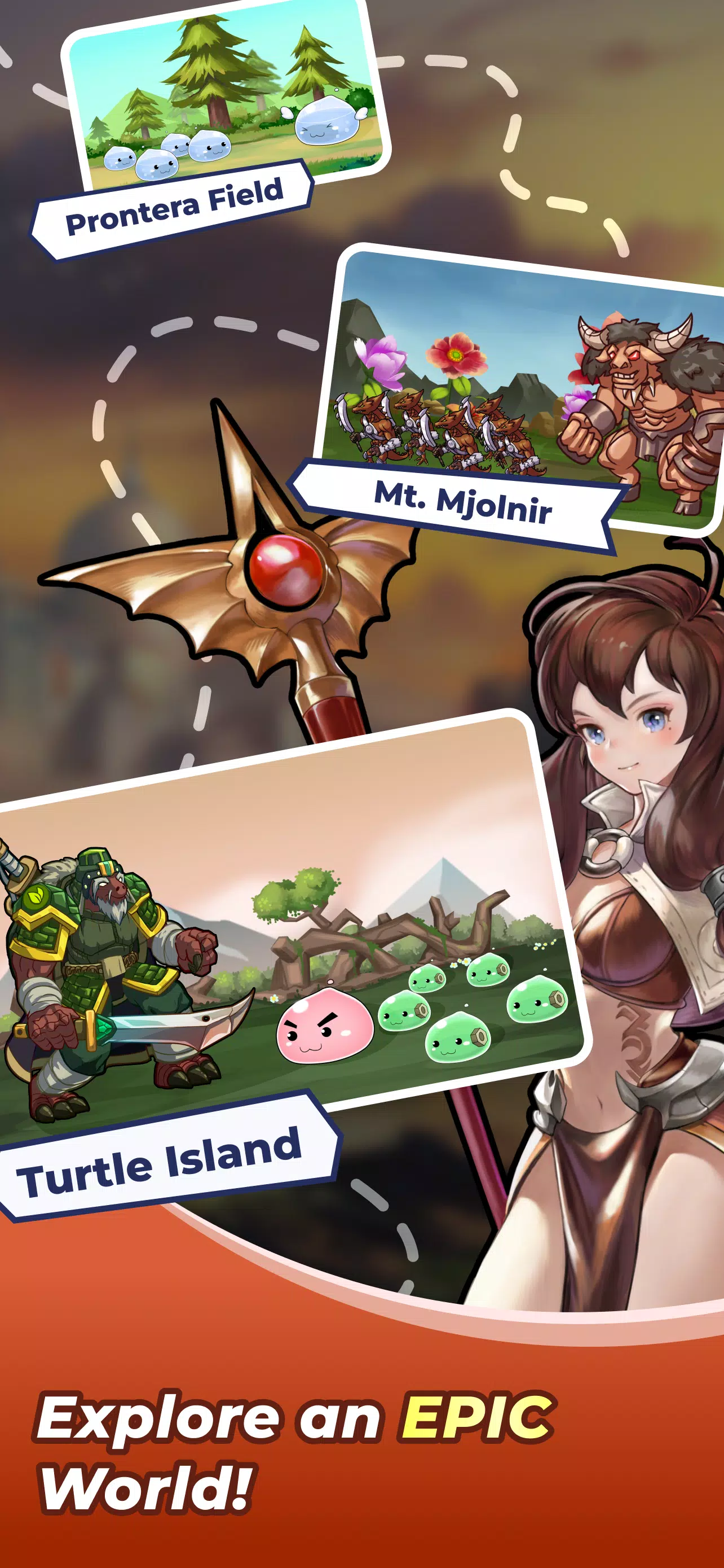 Midgard Heroes: Ragnarok Idle 스크린샷 1