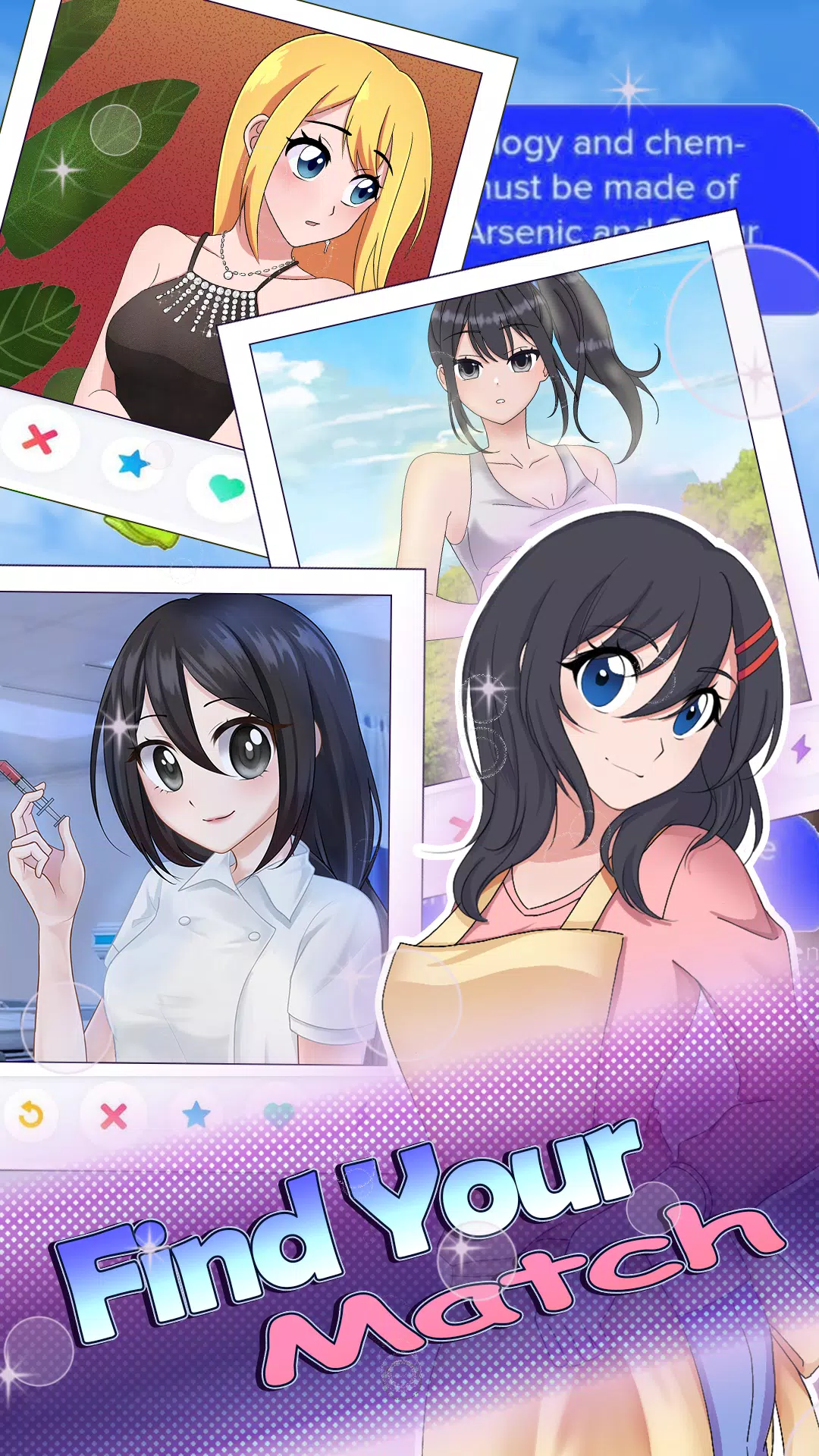 HaremKing - Waifu Dating Sim 스크린샷 3