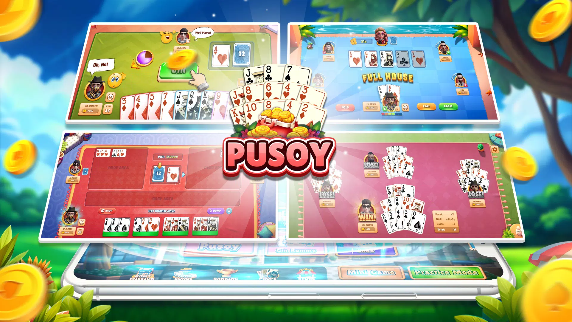 Pusoy Club Offline Tangkapan skrin 2