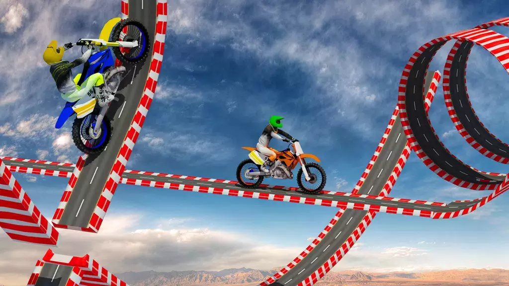 Stunt Bike Race Moto Drive 3D Captura de pantalla 3