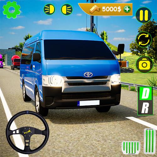 Van Simulator Dubai Car Drive स्क्रीनशॉट 0