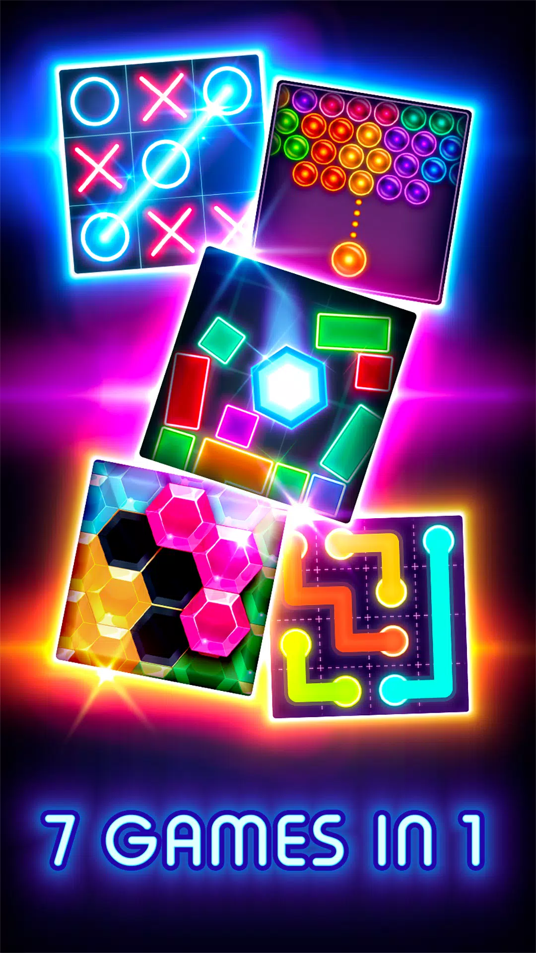 Tic Tac Toe Glow ภาพหน้าจอ 2