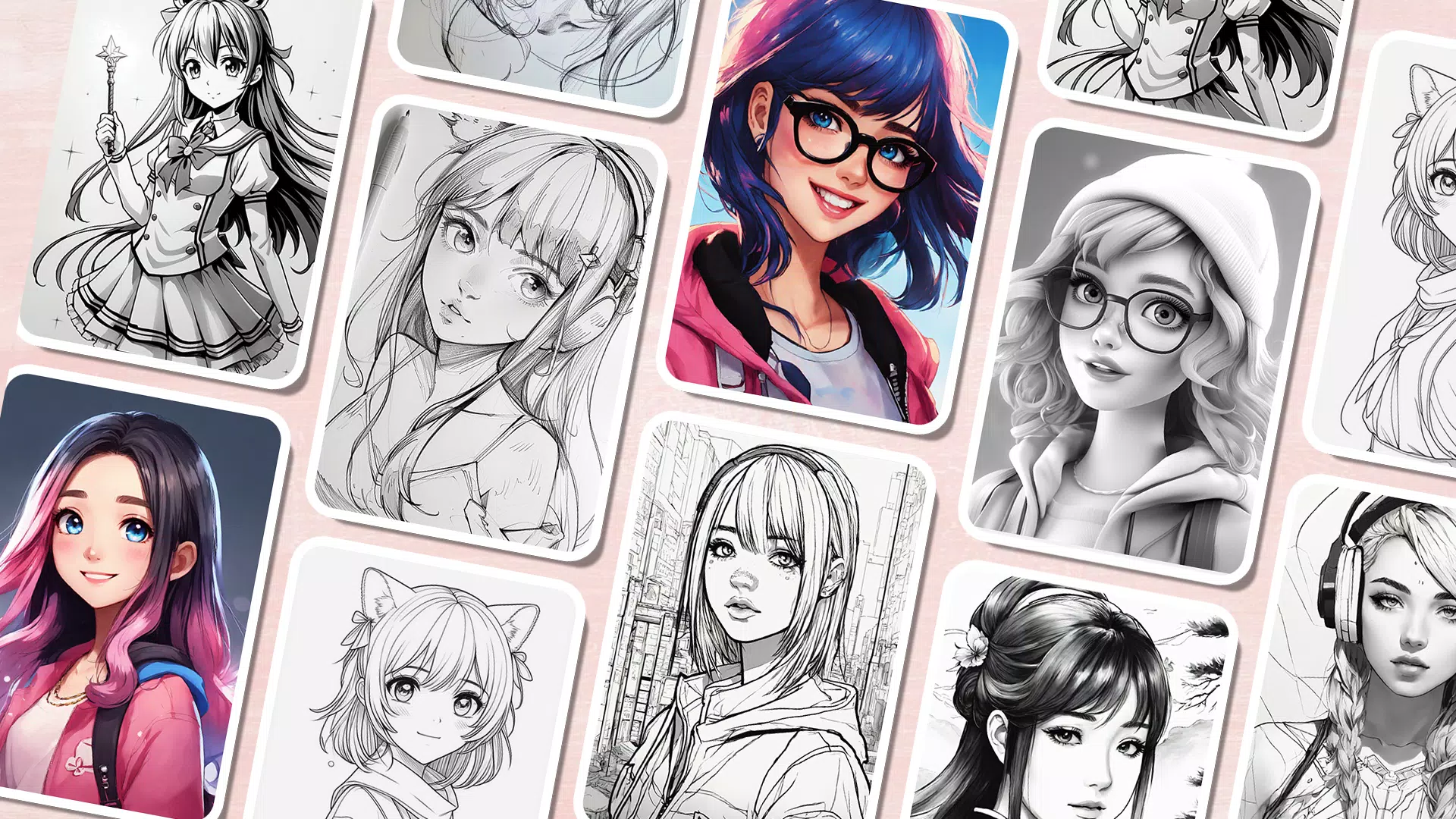 Draw Anime: AR Drawing Sketch Ảnh chụp màn hình 2