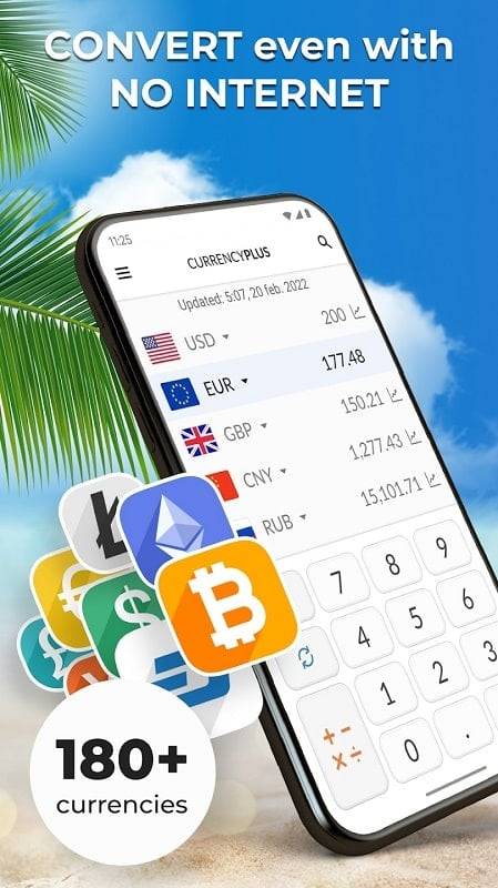 Currency Converter Plus Ảnh chụp màn hình 2