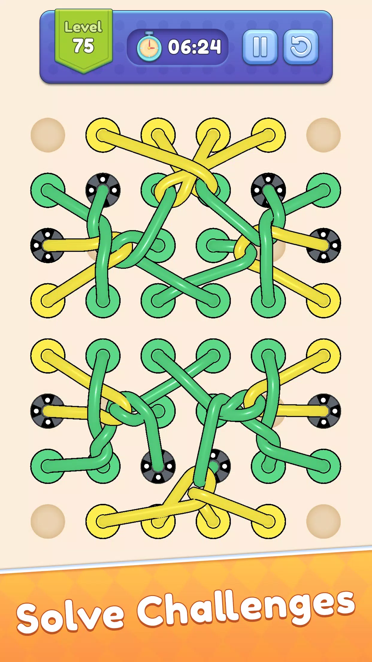 Schermata Tangle Out: Rope Puzzle 1