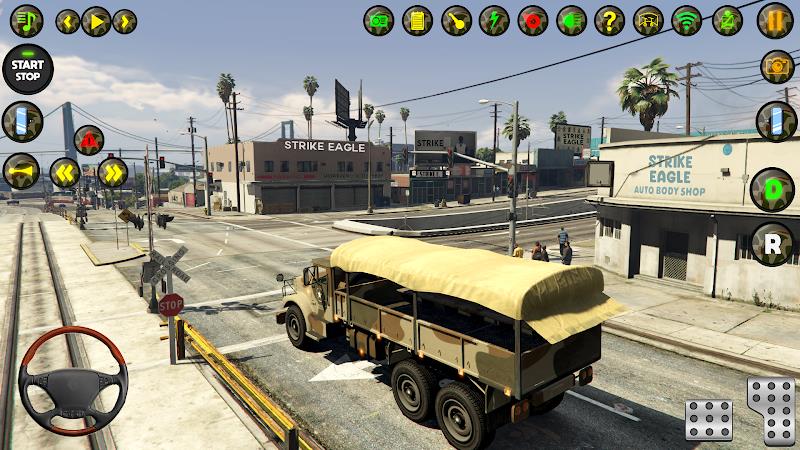 American Army Truck Driving Скриншот 3