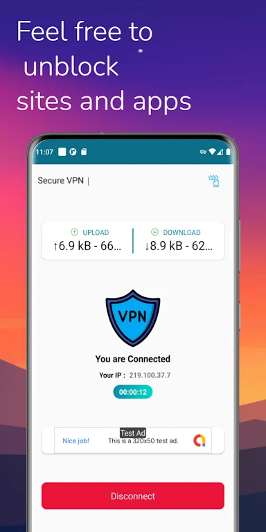 Secure VPN Proxy Captura de tela 3